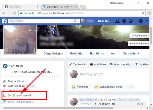 cach xem so nguoi dang theo doi facebook cua minh nhu the nao 2