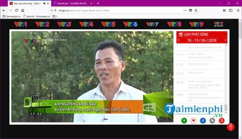 cach xem vtv2 vtv2 hd tren may tinh 2