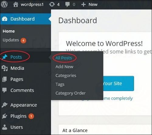 cach xoa bai viet trong wordpress 2