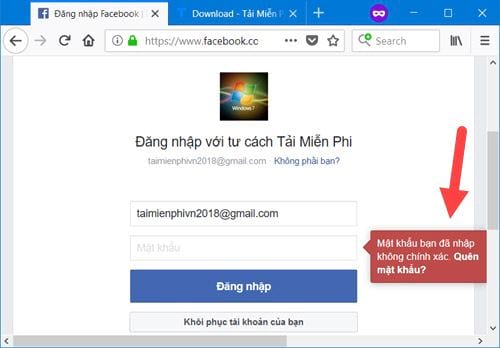 cach xu ly khi quen mat khau facebook 2