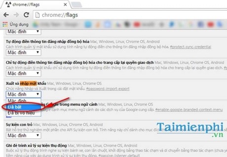 export password da luu tren google chrome