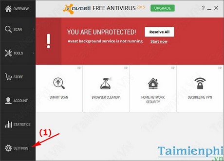 Cài đặt Avast tiếng Việt cai dat avast tieng viet