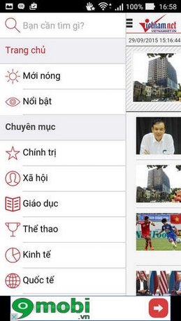 setup vietnamnet tren android
