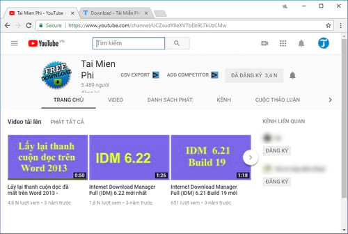 cai dat youtube tieng viet