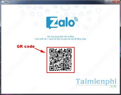 Guidance on the Zalo used computers, laptops, fixes scan the QR code