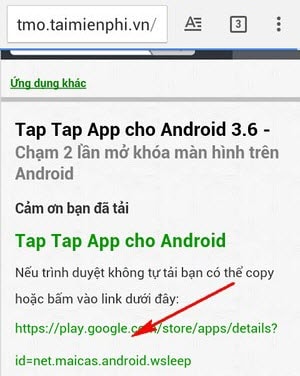 [Android]Chạm 2 lần để mở khoá màn hình với Tap Tap App