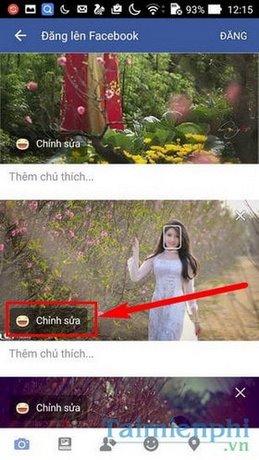 chinh sua anh tet dang tren facebook ca nhan