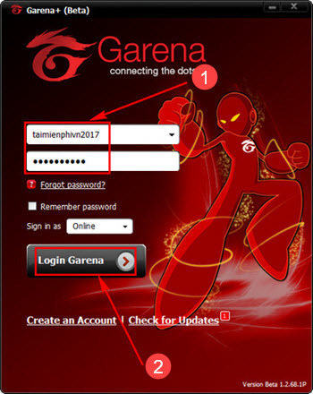 choi de che tren garena