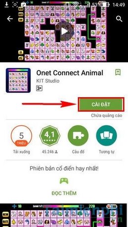 cach choi game pikachu tren dien thoai