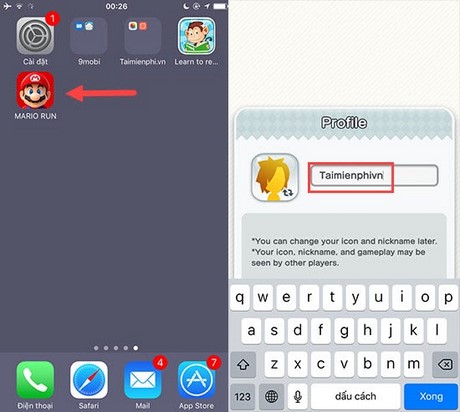 cach choi Super Mario Run