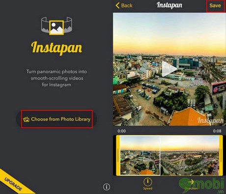 chia se anh panorama tren instagram