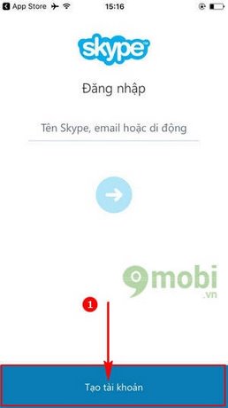 huong dan dang ky skype tren iphone