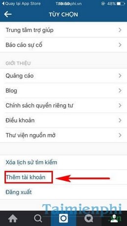 dang nhap tai khoan instagram