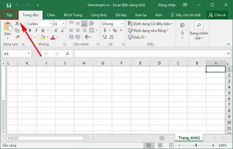 dao nguoc tieu de dong tu phai qua trai trong excel