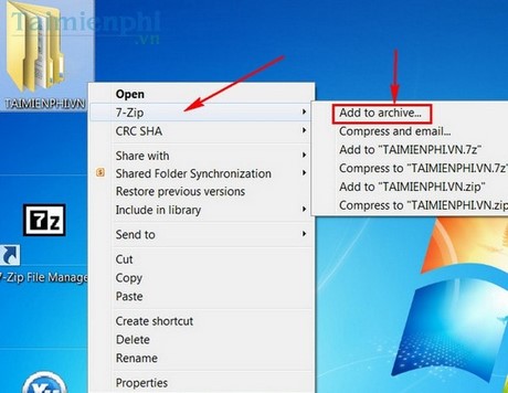 cach dat mat khau file nen bang 7 zip