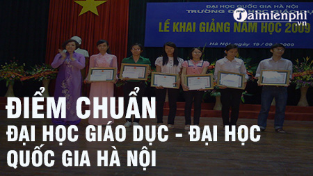 diem chuan dai hoc giao duc dai hoc quoc gia ha noi