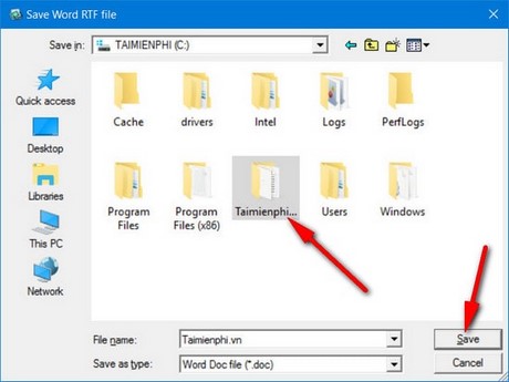 chuyen thu muc luu file trong free pdf to word doc converter