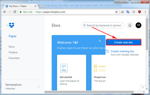 dropbox paper trinh soan thao van ban nen web uu viet cua dropbox 2