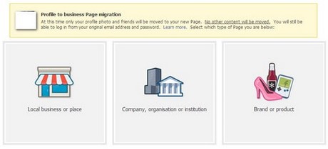 chuyen trang ca nhan sang Facebook Page
