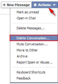 xoa tin nhan, lich su chat facebook