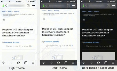 firefox cho ios bo sung giao dien toi mau dark theme 2