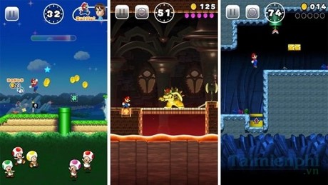 tai game super mario run tren iphone