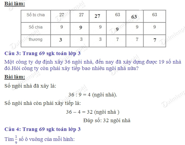 giai toan 3 trang 69 sgk luyen tap 2