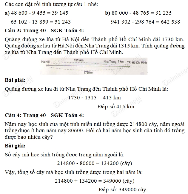 giai toan phep tru lop 4