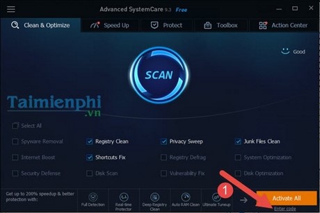 giveaway advanced systemcare 8 pro mien phi