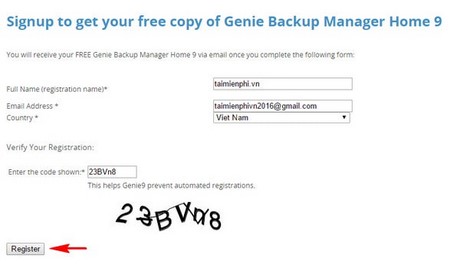 ban quyen genie backup manager home 9 mien phi
