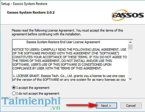 giveaway ban quyen mien phi eassos system restore sao luu va khoi phuc he thong 2