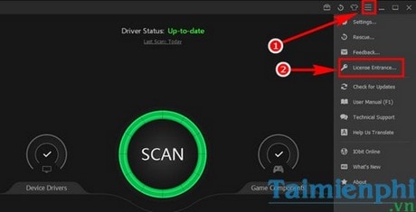 giveaway iobit driver boster pro mien phi