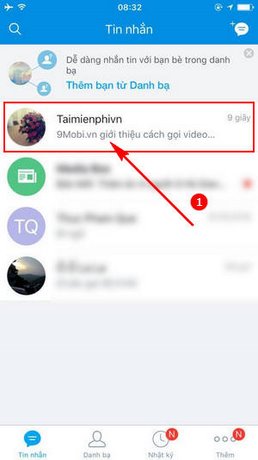 cach goi video tren zalo cho iPhone