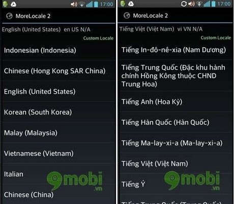 cai dat tieng viet cho android
