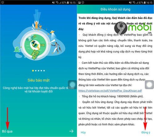 huong dan cach chuyen tien bang viettel pay 2