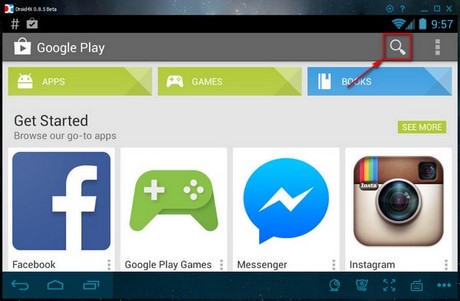 cach cai zalo tren droid4x