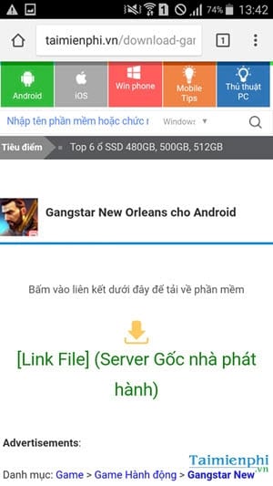 huong dan tai va cai dat gta tren di dong gangstar new orleans 2