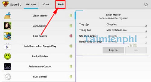 huong dan unroot dien thoai hoac may tinh bang android 2