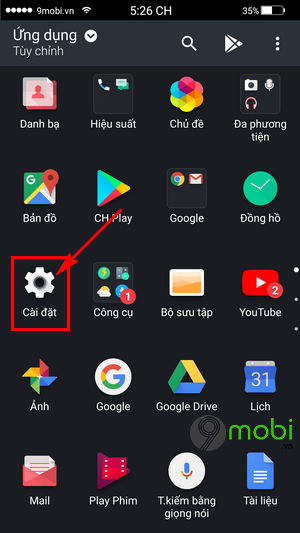 khoi phuc giao dien android goc