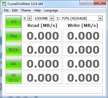 Kiểm tra tốc độ ghi đĩa bằng CrystalDiskMark kiem tra toc do ghi dia bang CrystalDiskMark