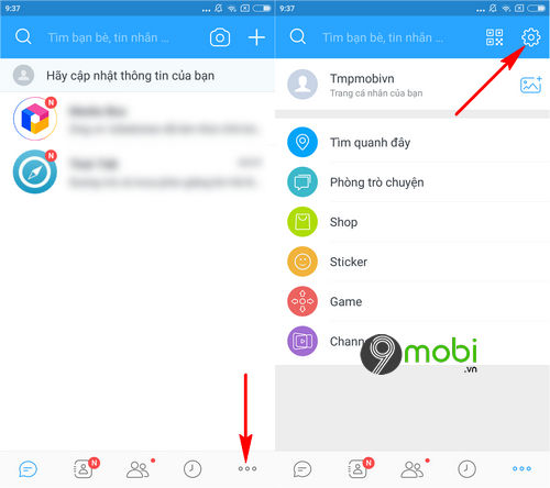 lay lai tin nhan zalo tren dien thoai android iphone 2