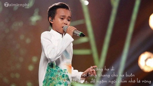 loi bai hat con thuong rau dang moc sau he 2