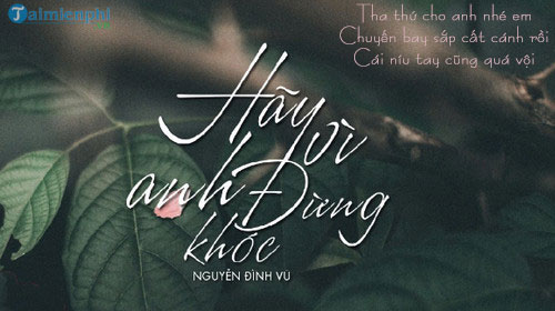 loi bai hat hay vi anh dung khoc 2