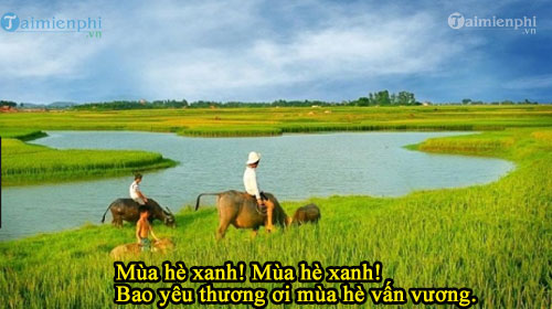 loi bai hat mua he xanh 2