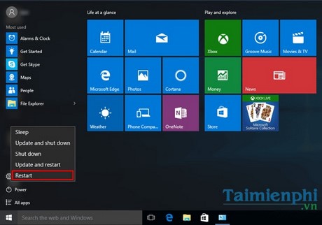 loi tim kiem tren win 10