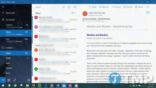 luu email duoi dang file pdf tren windows 10 2