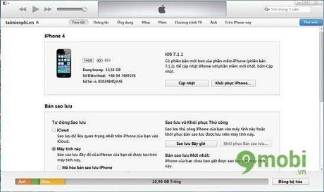 khắc phục iTunes không nhận iPhone sua loi itunes khong nhan iphone
