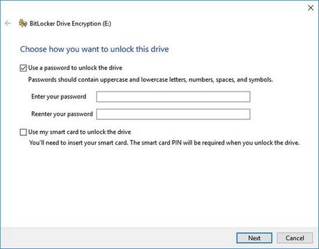 ma hoa o cung win 10