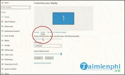 meo hay tuy chinh man hinh windows 10