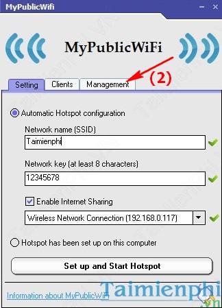 Bật tường lửa trên MyPublicWiFi bat tuong lua tren MyPublicWiFi